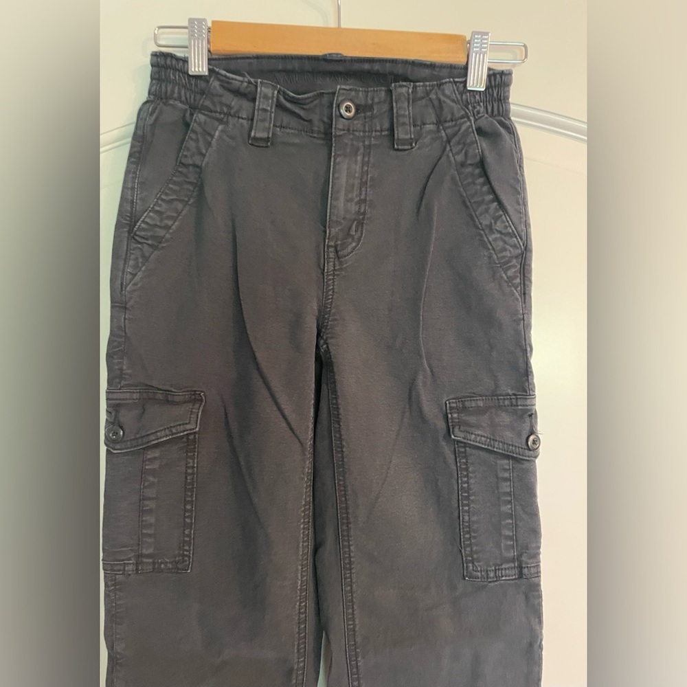 American Eagle Outfitters Black Cargo Pants - Picture 2 of 8